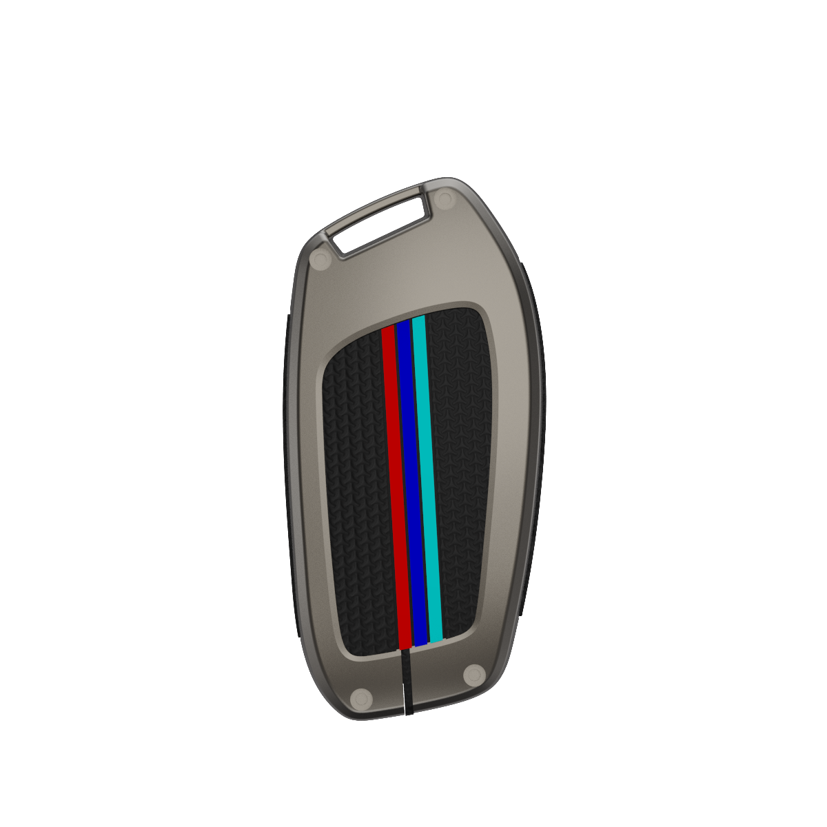 Acto Metal Sapphire Key Cover and Key chain Compatible with MG Astor I Hector I Comet EV I Hector plus I Gloster I ZS EV I ZS Pack of 1 Set (Glow in the Night)