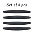 Car Bumper Protector for Car Corner Black Carbon Rubber Design Compatible with  All Cars Set of 4