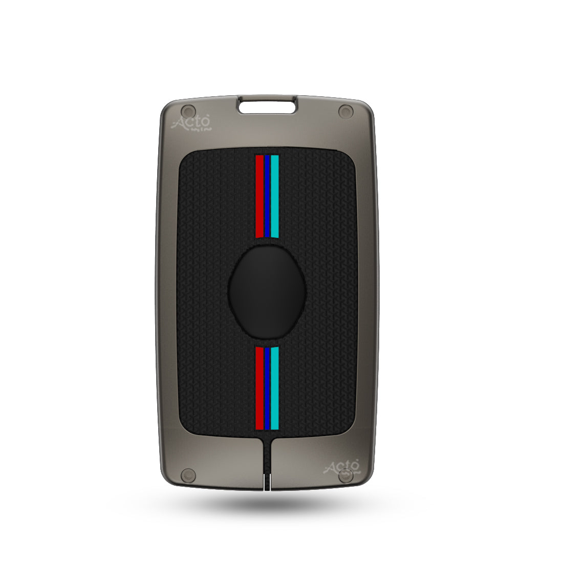 Acto Metal Sapphire Key Cover and Key chain Renault Triber & Kiger Compatible with  Pack of 1 Set (Glow in the Night)