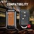 Acto Metal Sapphire Key Cover and Key chain Compatible with Suzuki New Dzire I New Ertiga Pack of 1 Set (Glow in the Night)