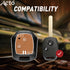 Acto Metal Sapphire Key Cover and Key chain Compatible with Honda CR-V Pack of 1 Set (Glow in the Night)