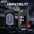 Acto Metal Sapphire Key Cover and Key chain Compatible with Honda City, WR-V, Jazz Pack of 1 Set (Glow in the Night)
