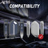 Acto Metal Sapphire Key Cover & Key Chain Compatible with Kia Syros 2025 & Seltos 2026 4-Button Smart Key | Premium Zinc Alloy Case | Glow in the Night Buttons | 360° Full Protection | Luxury Key Fob Cover | Pack of 1 Set