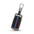 Acto Metal Sapphire Key Cover and Key chain Compatible with Tata Bolt I Nexon I Tigor I Hexa I Tiago I Zest Pack of 1 Set (Glow in the Night)