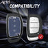 Acto Metal Sapphire Key Cover and Key chain Compatible with Hyudai  Aura I Elantra I I10 Grand Nios I i20 Elite I Verna 4S I Creta I i10 Grand I i20 Active I Tucson I Xcent Pack of 1 Set (Glow in the Night)