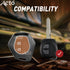 Acto Metal Sapphire Key Cover and Key chain Compatible with Suzuki Swift I Alto I Alto K-10 I Alto 800 I Baleno I Breeza I Celerio I Dzire I Ciaz I Ignis I S-cross I Ertiga I XL-6 I Spresso I Ritz I SX4 I WagonR Pack of 1 Set (Glow in the Night)