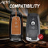 Acto Metal Sapphire Key Cover and Key chain Compatible with Ford Fiesta Pack of 1 Set (Glow in the Night)