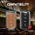 Acto Metal Sapphire Key Cover and Key chain Compatible with Tata Curvv Pack of 1 Set (Glow in the Night)