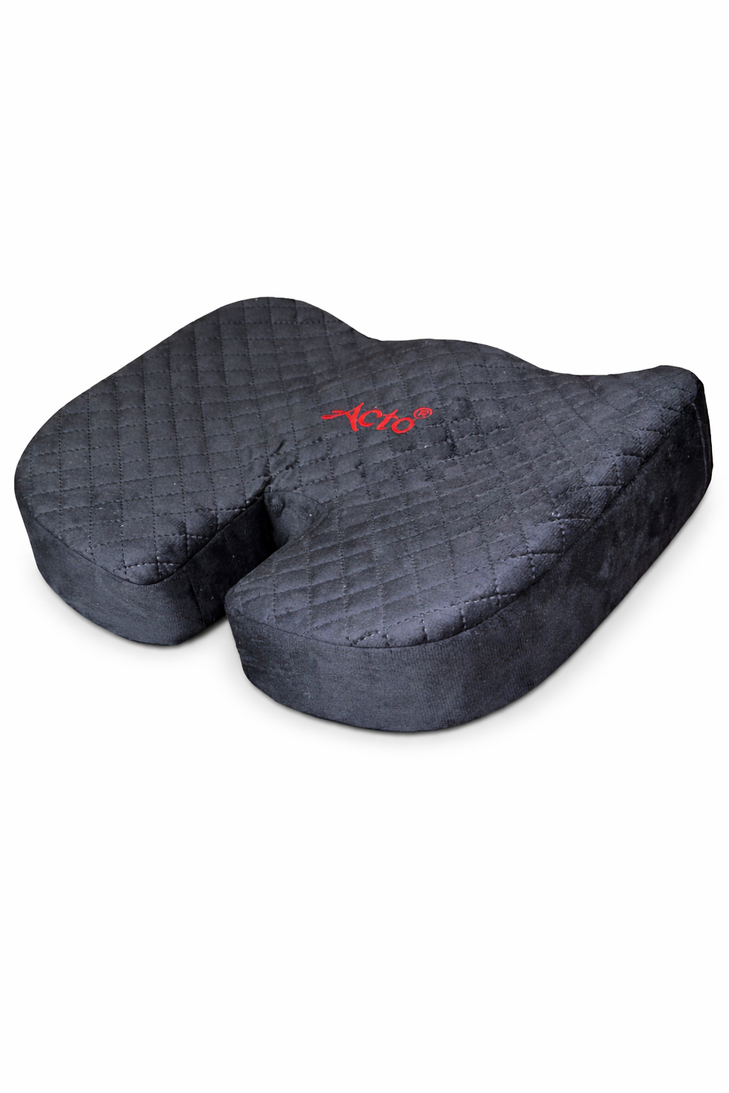 Acto Car Seat Cushion Bottom for Long & Comfortable Drive & Office Seat, Dining Chair, On Floor pack of 1 pcs in black colours