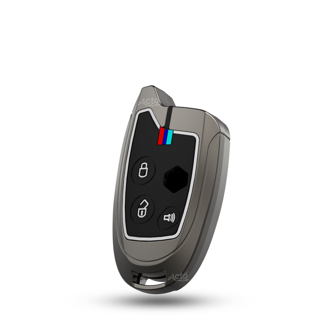 Acto Car Key Cover Metal Silicone Compatible with Maruti Suzuki