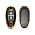 Acto TPU Gold Series Car Key Cover With Diamond Key Ring For Suzuki Ignis