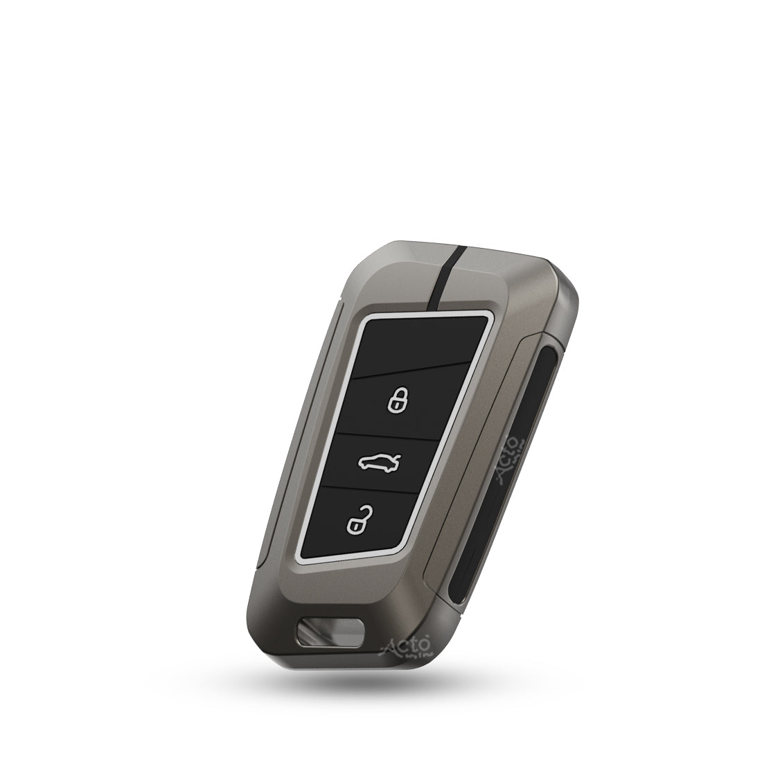 Acto Car Key Cover Metal Silicone Compatible with Skoda