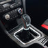 Design - SC Leather, Black & Red Gear Lever Shifter Knob with 4 Adapters