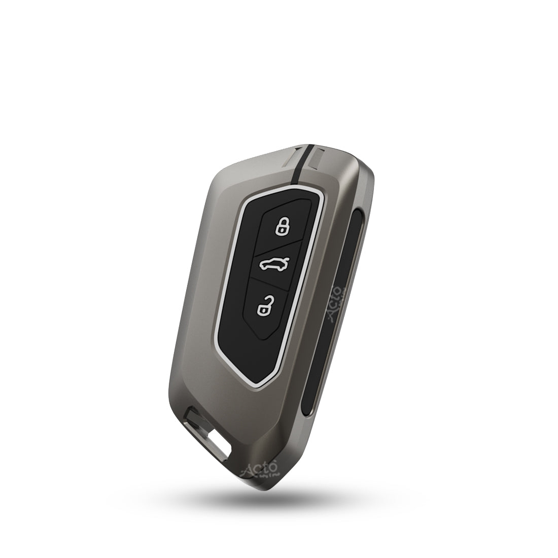 Acto Car Key Cover Metal Silicone Compatible with Skoda