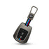 Acto Metal Sapphire Key Cover and Key chain Compatible with Hyudai I-10 Grand, Santro Pack of 1 Set (Glow in the Night)