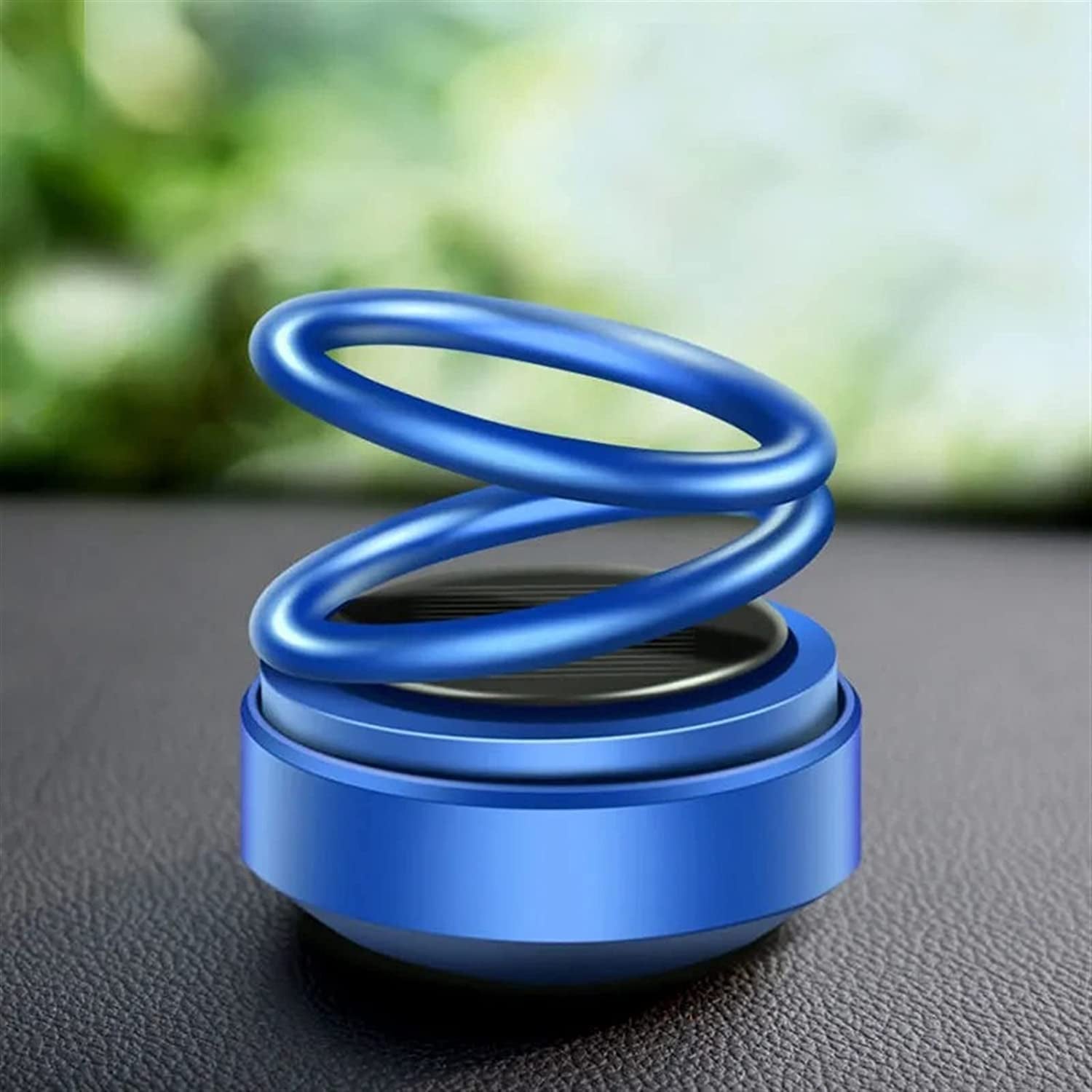 Air Freshener For Car Dashboard Solar Energy Ring Decoration Car Fragrance Double Auto Rotating Aromatherapy