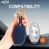 ACTO Alcantara Key Cover and Key Chain in Dashing Color – Compatible with Hyundai Venue 2025 (4-Button Smart Key) (Pack of 1)