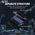 Acto Metal Sapphire Key Cover and Key Chain Compatible with Mahindra Xuv300 Pack of 1 Set (Glow in the Night)