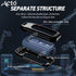 Acto Metal Sapphire Key Cover and Key chain Compatible with Honda BR-V Pack of 1 Set (Glow in the Night)
