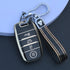 Acto TPU Gold Series Car Key Cover With TPU Gold Key Chain For Kia Sonet