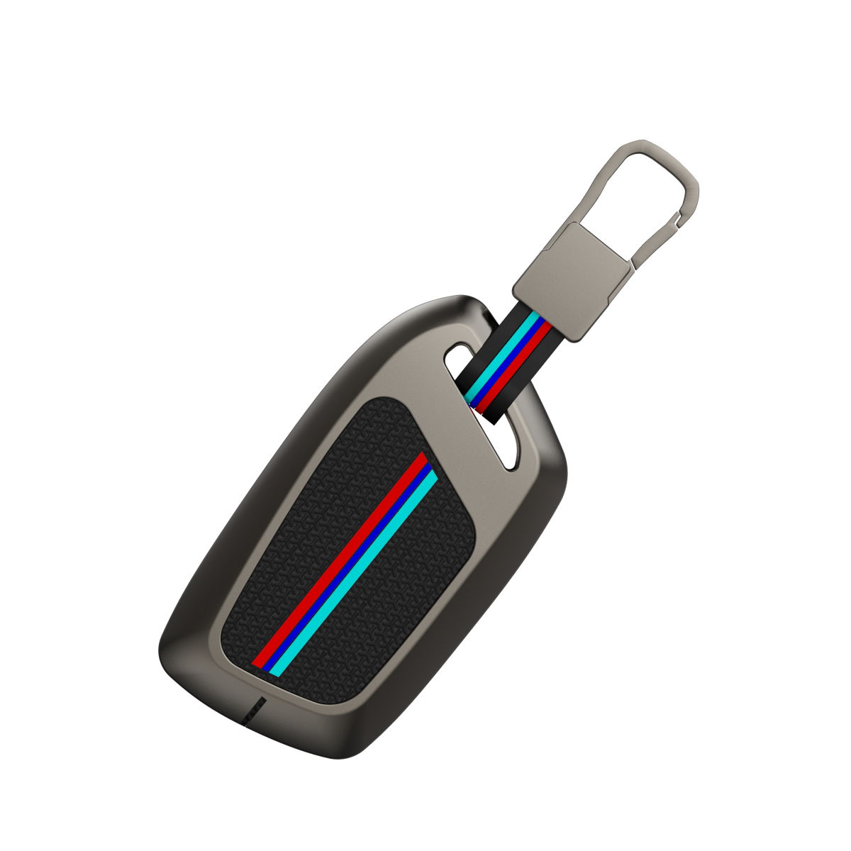 Acto Metal Sapphire Key Cover and Key chain Compatible with MG Windsor EV I Astor I Hector I Comet EV I Hector plus I Gloster I ZS EV I ZS Pack of 1 Set (Glow in the Night)