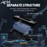 Acto Metal Sapphire Key Cover and Key chain Compatible with Honda City, WR-V, Jazz Pack of 1 Set (Glow in the Night)