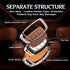 ACTO Metal Leather Car key cover with key chain Compatible With Hyundai Creta 2020