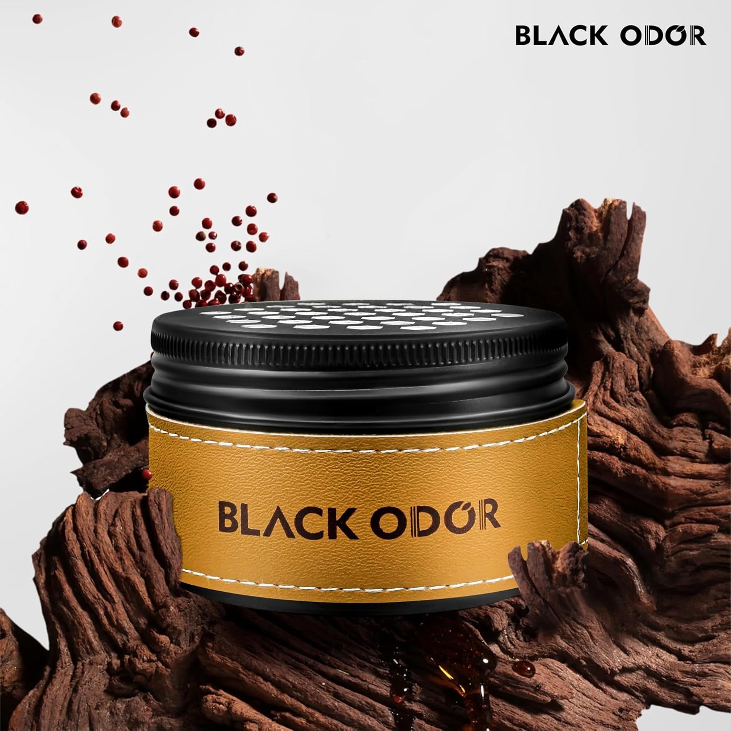 Black Odor Fashion Car Fragrance Scented Air Freshener Perfume Gel For Car/Home/Office (100Gm)