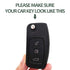 Acto TPU Gold Series Car Key Cover With Diamond Key Ring For Ford Ecosport