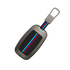 Acto Metal Sapphire Key Cover and Key chain Compatible with KIA Seltos Pack of 1 Set (Glow in the Night)