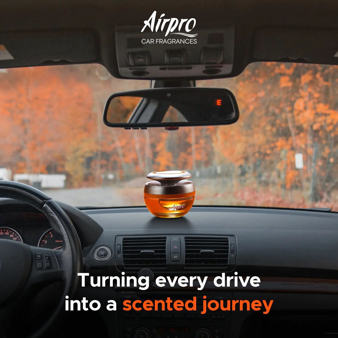 Airpro Luxury Popular Sphere Car Perfume/Air Freshners For Car Dashboard | Long Lasting Fragrance To Freshen'Up Your Car