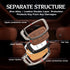 ACTO Metal Leather Car key cover with key chain Compatible With Hyundai