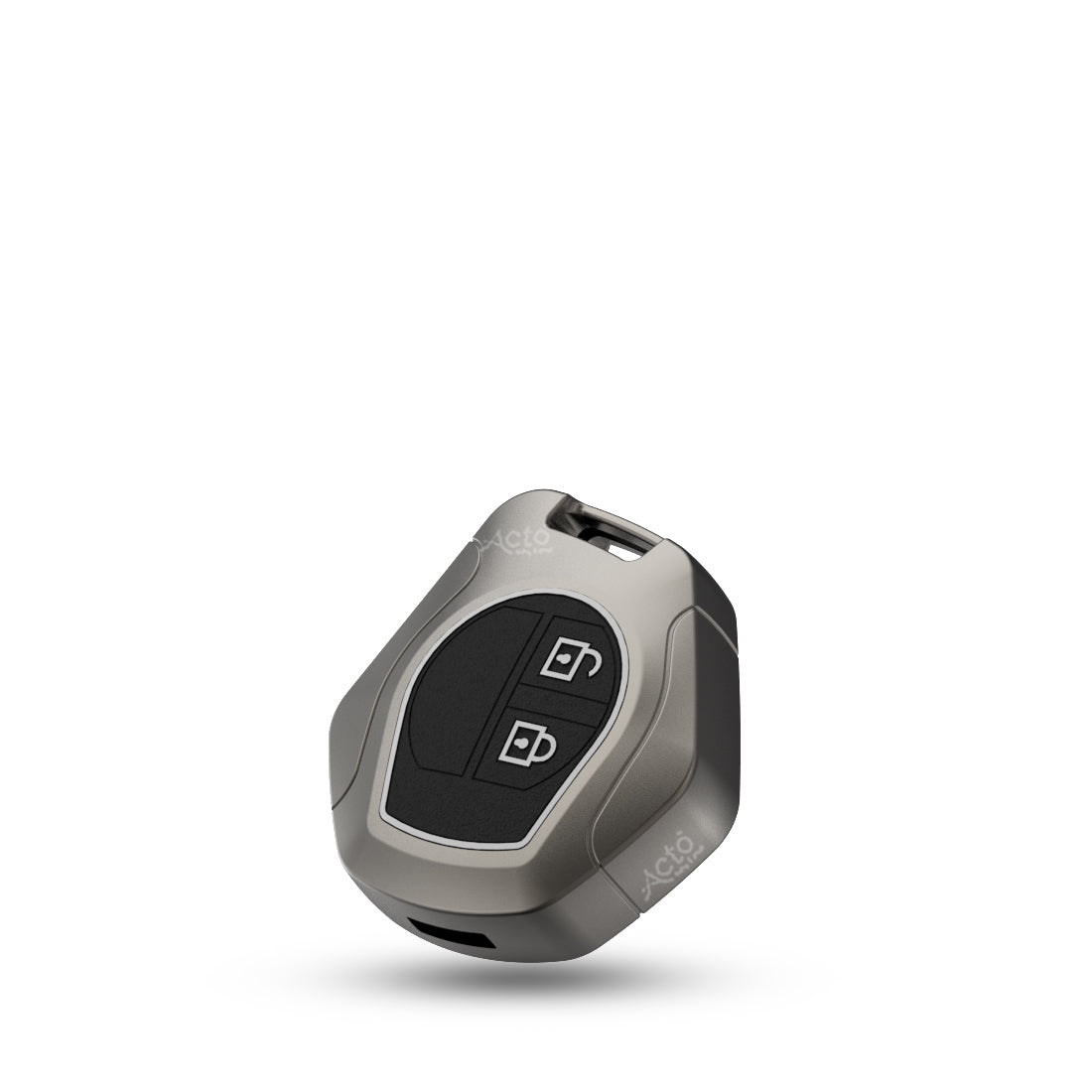 Acto Metal Sapphire Key Cover and Key chain Compatible with Suzuki Swift I Alto I Alto K-10 I Alto 800 I Baleno I Breeza I Celerio I Dzire I Ciaz I Ignis I S-cross I Ertiga I XL-6 I Spresso I Ritz I SX4 I WagonR Pack of 1 Set (Glow in the Night)