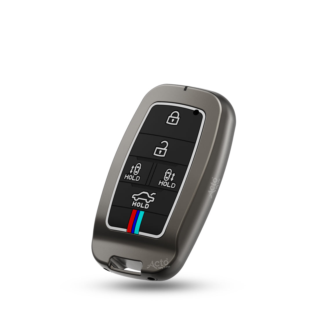 Acto Metal Sapphire Key Cover and Key chain KIA Carnival Compatible with  Pack of 1 Set (Glow in the Night)