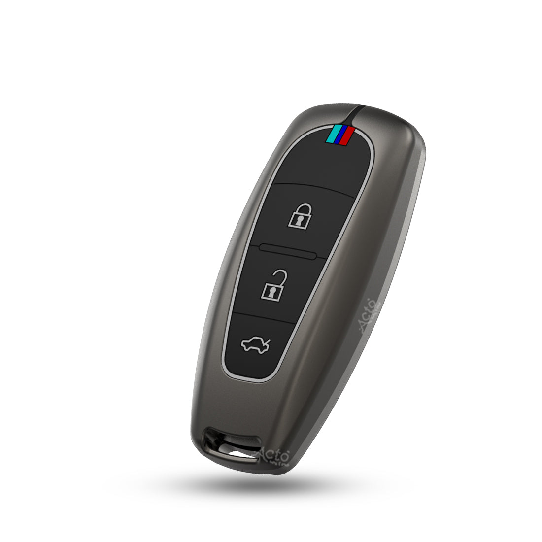 Acto Car Key Cover Metal Silicone Compatible with Maruti Suzuki