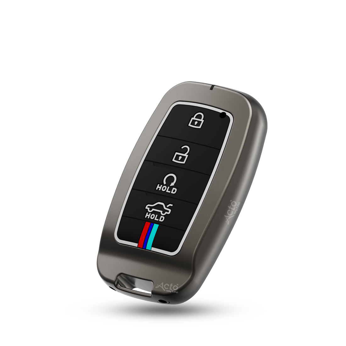 Acto Metal Sapphire Key Cover and Key chain Compatible with KIA Seltos & Sonet Pack of 1 Set (Glow in the Night)