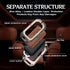 ACTO Metal Leather Car key cover with key chain Compatible With Suzuki