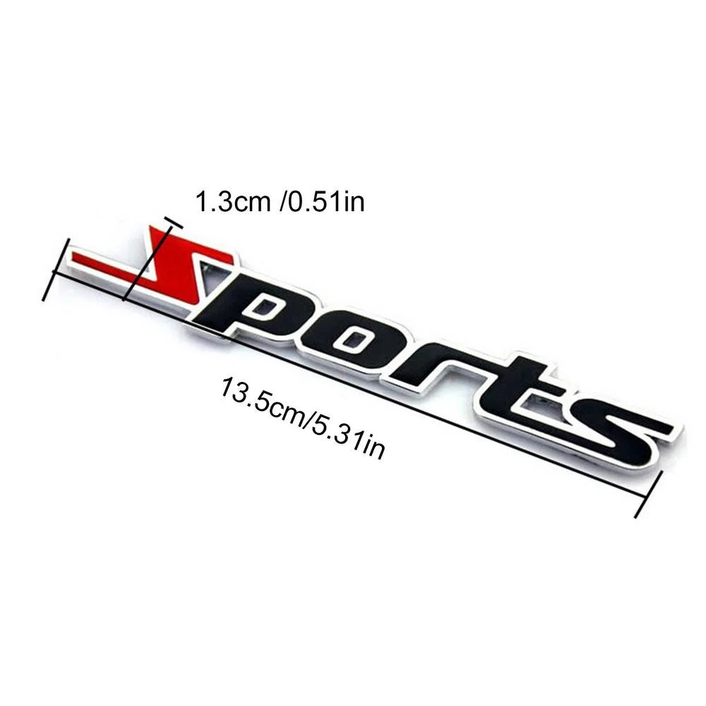 Universal Fashion 3D Car Metal Logo Sports Car Truck Decor Pattern Badge Sticker