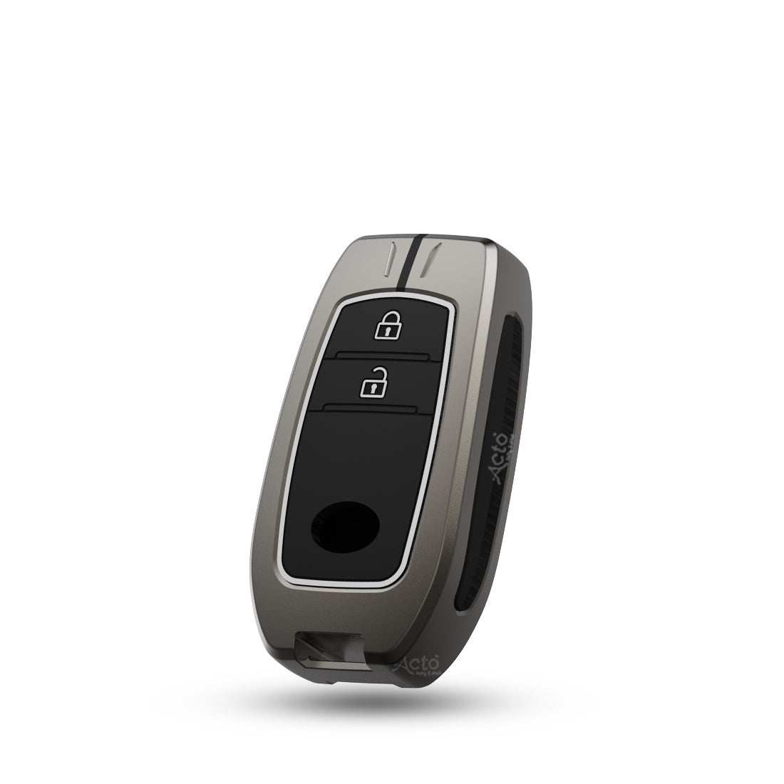 Acto Car Key Cover Metal Silicone Compatible with Toyota