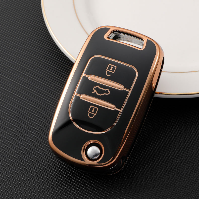 Acto TPU Gold Series Car Key Cover For MG ZS EV