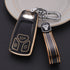 Acto TPU Gold Series Car Key Cover With TPU Gold Key Chain For Audi A3