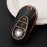 Acto TPU Gold Series Car Key Cover With TPU Gold Key Chain For Mercedes S-Class