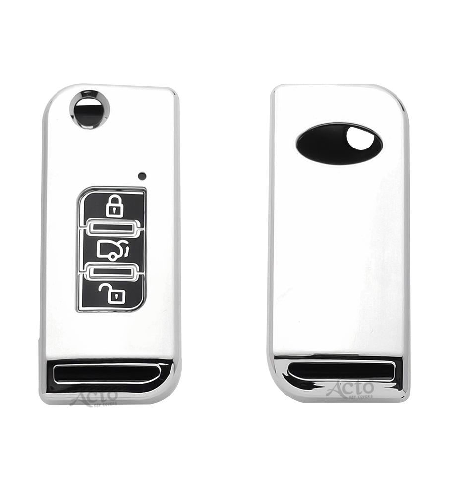 Acto Car Key Cover Chromium Series Compatible with Quanto