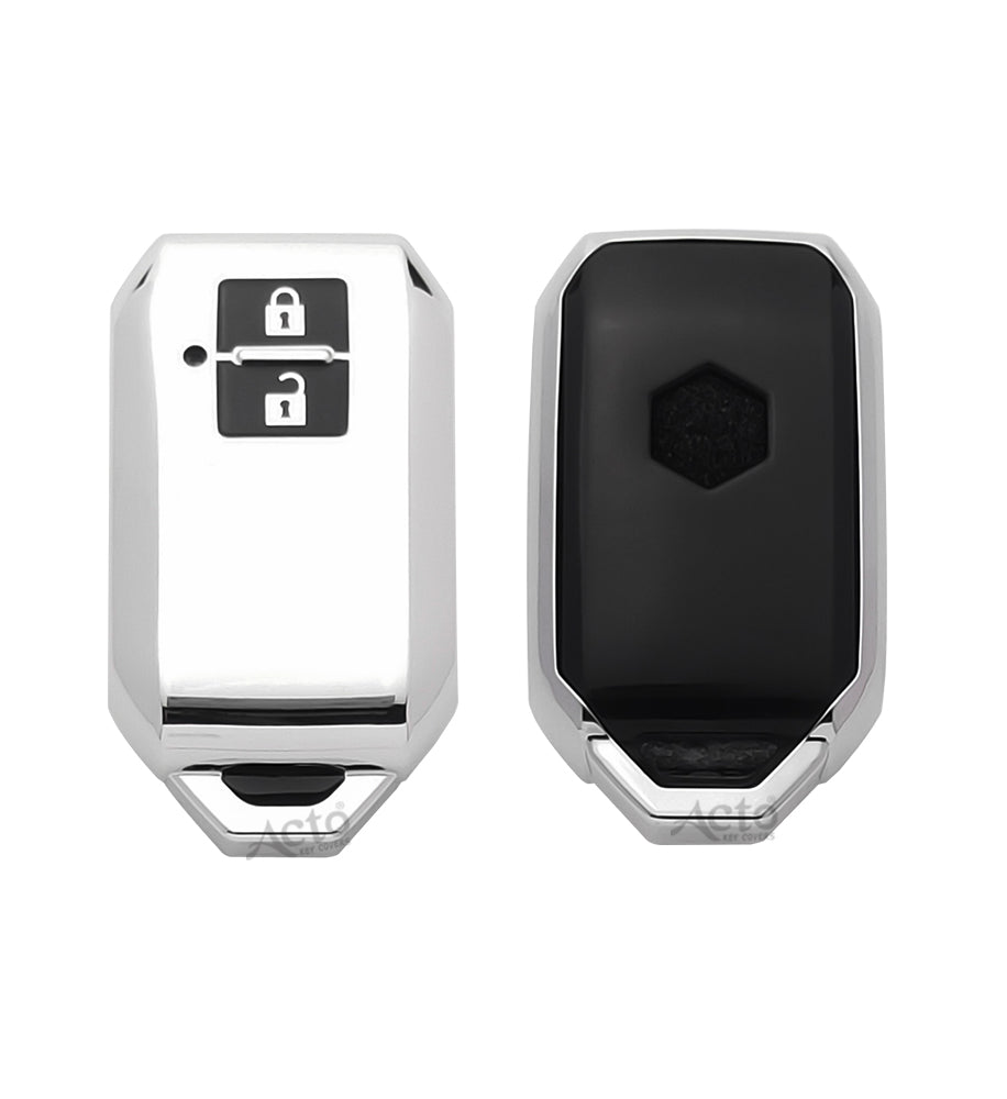 Acto Car Key Cover Chromium Series Compatible with Ertiga New