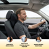 Acto Premium Car Neck Rest Jumbo for Seat Headrest | Ergonomic Memory Foam Cushion | Soft Quilted Design | Neck Support for Long Drives | Universal Fit for All Cars