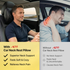 Acto Premium Car Neck Rest Comfy Cushion for Seat Headrest | Ergonomic Memory Foam Neck Support Pillow | Soft Quilted Comfort Design | Reduces Neck Pain for Long Drives | Universal Fit for All Cars
