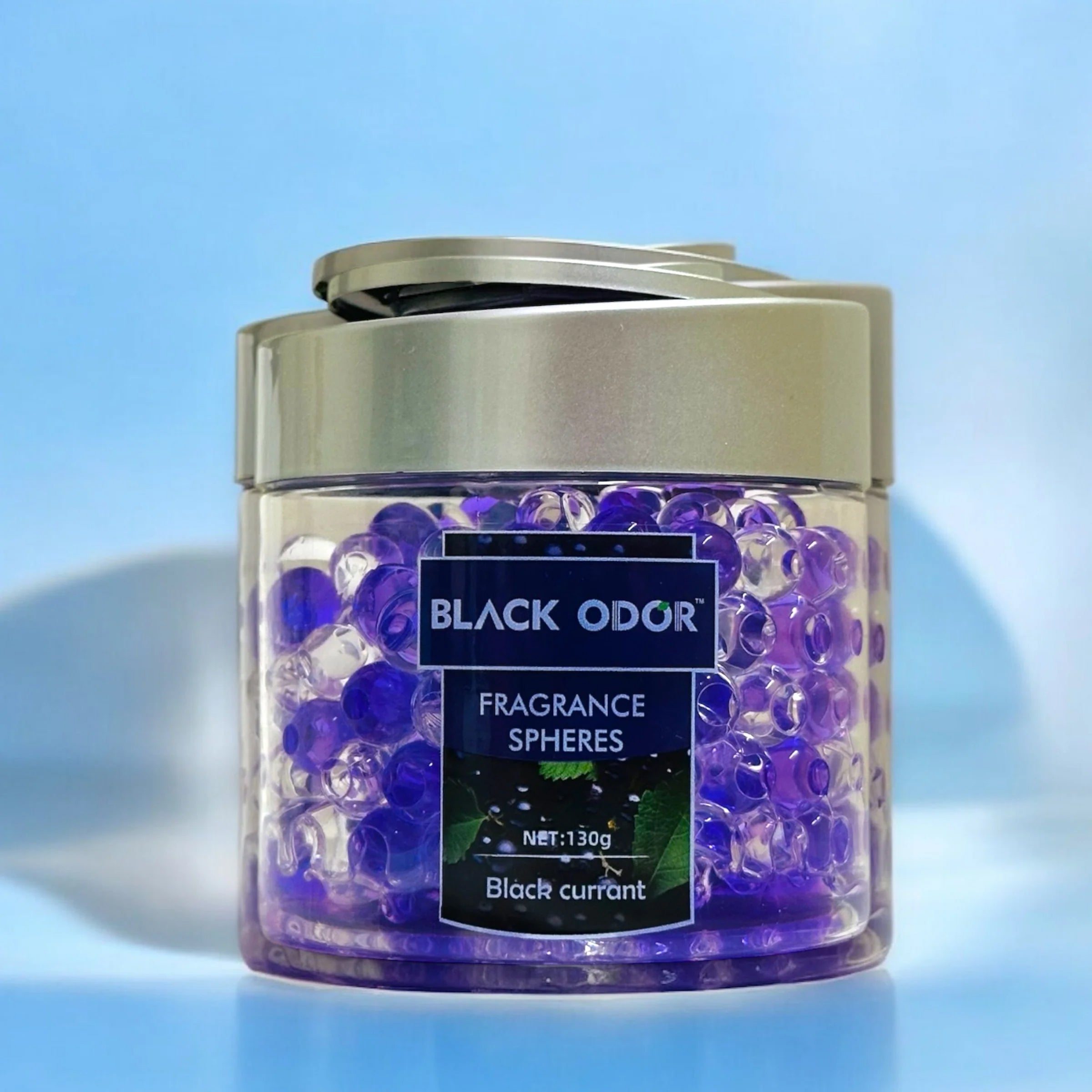 Black Odor Fashion Car Fragrance Boba Balls Soft Gel Perfume For Car/Home/Office (130Gm)
