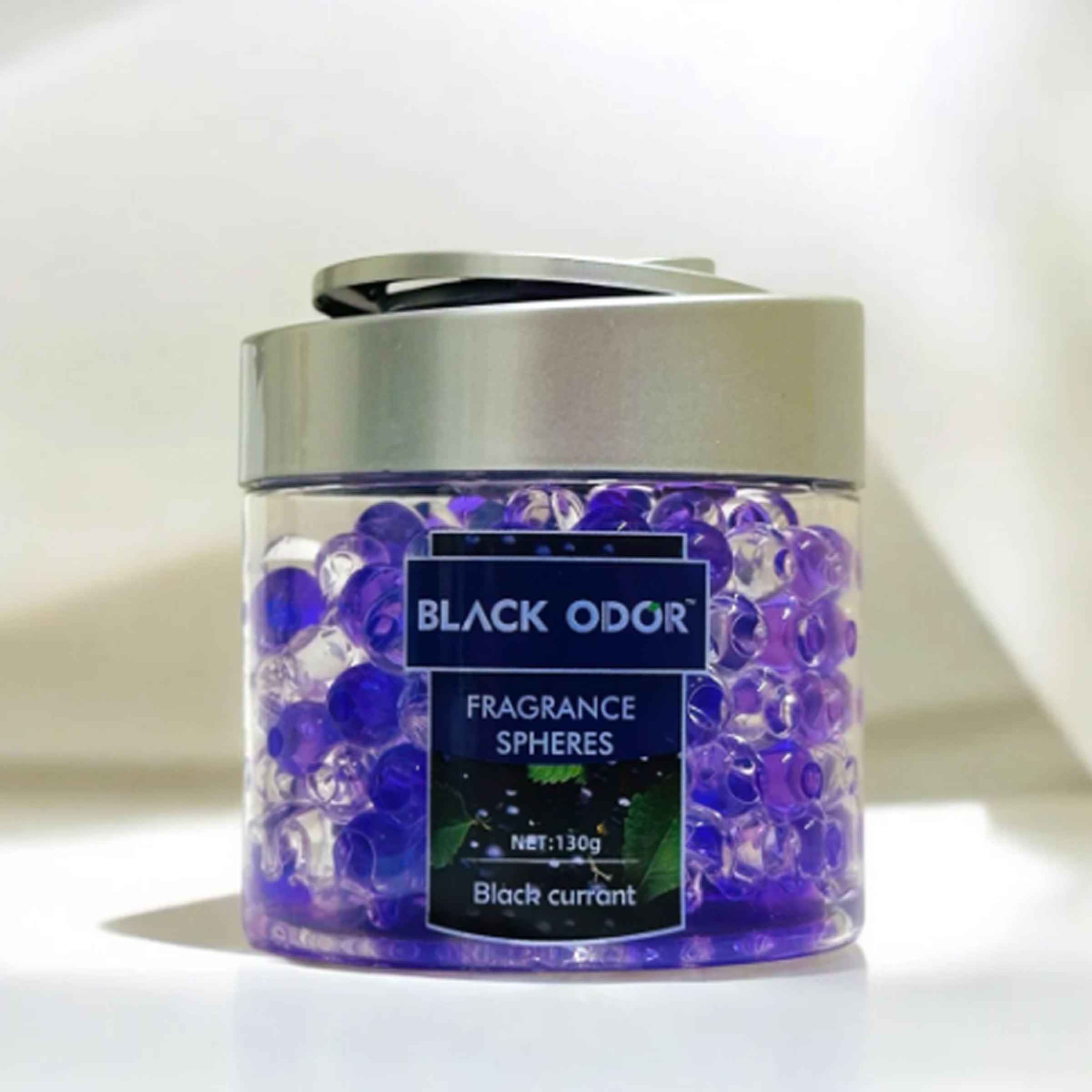 Black Odor Fashion Car Fragrance Boba Balls Soft Gel Perfume For Car/Home/Office (130Gm)