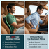 Acto Car Back Rest Proton Cushion for Driving | Memory Foam Lumbar Support Pillow | Orthopedic Back Support for Car Seat & Office Chair