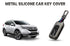 Acto Car Key Cover Metal Silicone Compatible with Honda CR-V